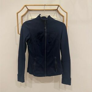 Navy define jacket